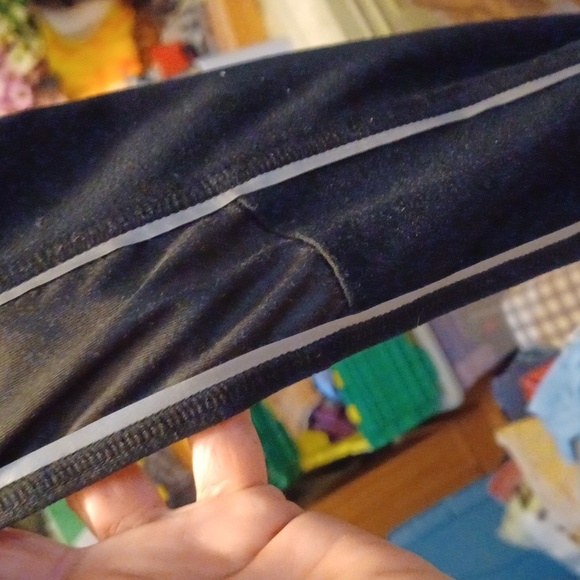 😁Jessica Simpson faux leather look warm up leggings - Picture 4 of 10